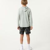 Smiley Sketch Youth Short in Black