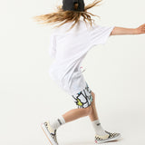 Model 01 Framework Youth Boardshort in White
