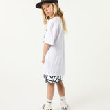 Model 01 Framework Youth Boardshort in White