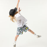 Model 01 Framework Youth Boardshort in White