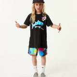 Model 01 Camo Youth Boardshort in Multicolor