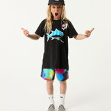 Model 01 Camo Youth Boardshort in Multicolor