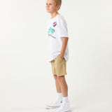 Daily Driver Youth Hybrid Short in Sand
