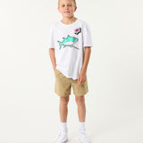 Daily Driver Youth Hybrid Short in Sand