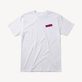 Fun Day Surf Aloha Tee in White, front view