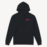 Fun Day Surf Aloha Youth Hoodie in Black, front view