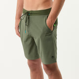 Daily Driver Hybrid Short in Army