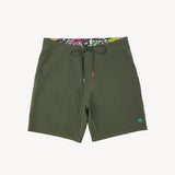 Day Break Camo Hybrid Short in Army