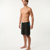 Day Break Camo Hybrid Short in Black