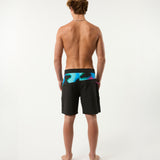 Day Break Camo Hybrid Short in Black