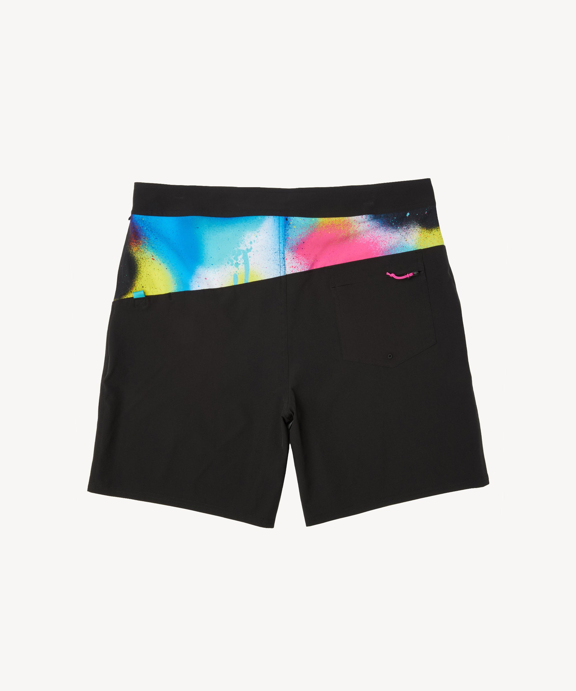 Day Break Camo Hybrid Short in Black