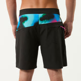 Day Break Camo Hybrid Short in Black