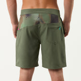 Day Break Camo Hybrid Short in Army