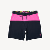 Day Break Hybrid Short in Deep Sea/Pink