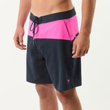 Day Break Hybrid Short in Deep Sea/Pink