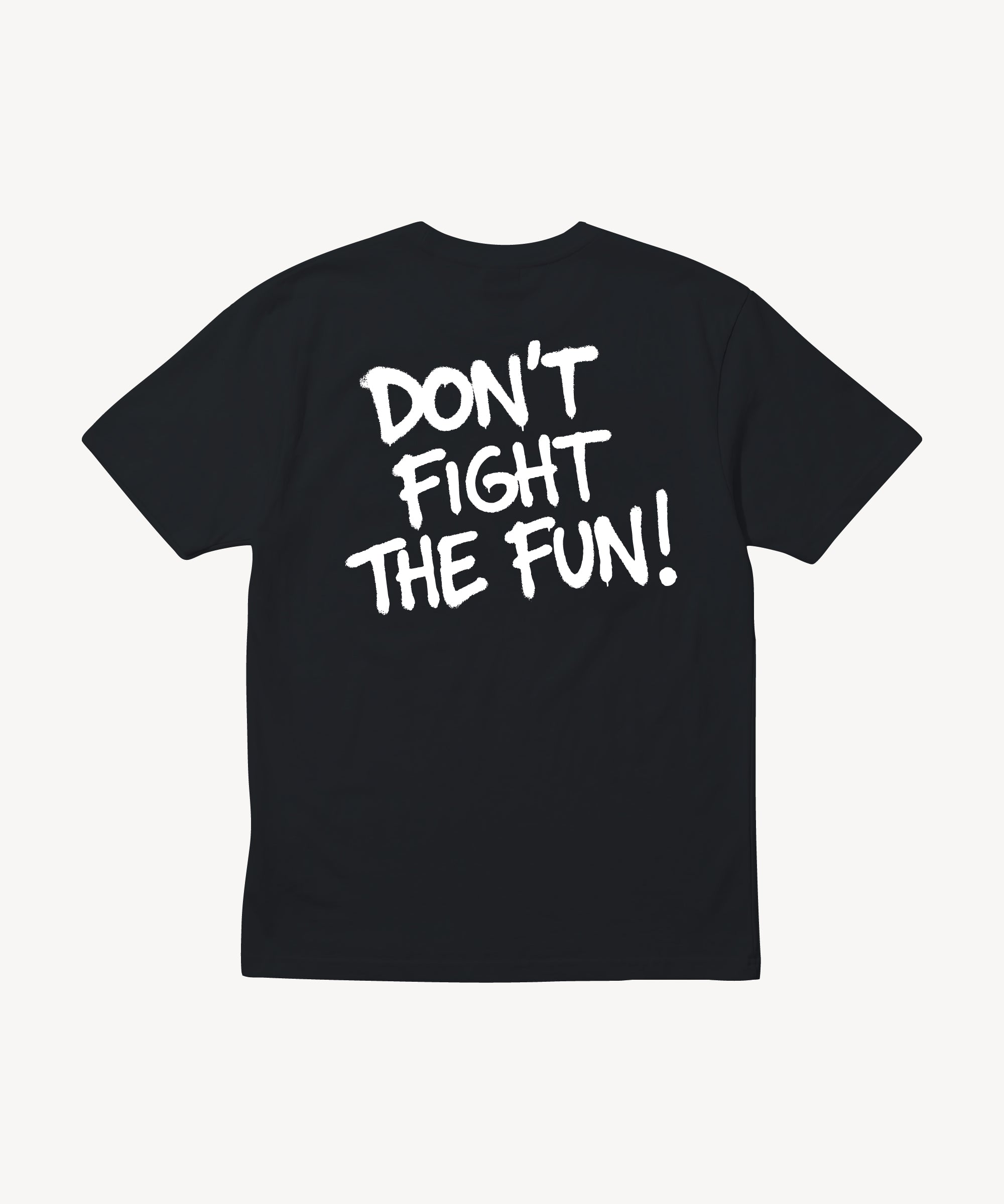 Fun Day Surf DFTF Tee in Black, back view