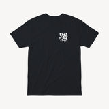Fun Day Surf DFTF Tee in Black, front view