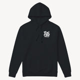 Fun Day Surf DFTF Hoodie in Black, front view