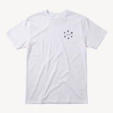 Wave Cheques Boxy Tee in White