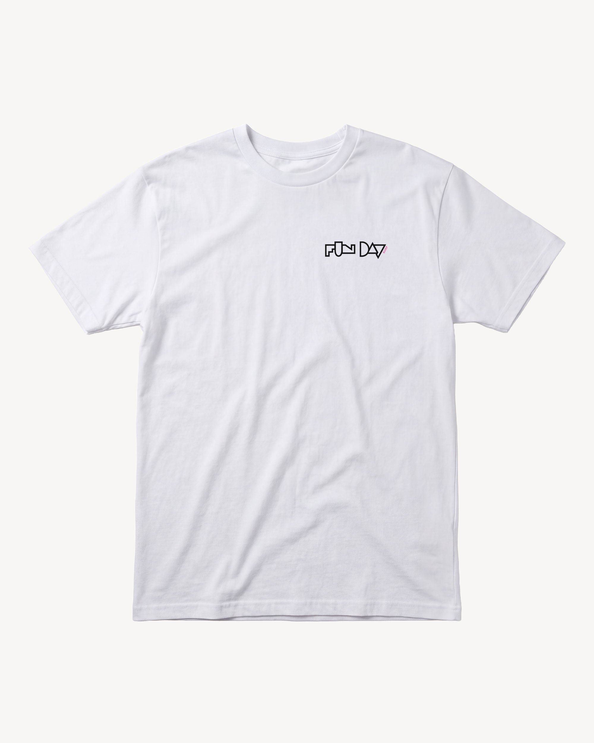 Framework Tee – White | Fun Day – Fun Day Surf