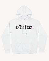 White Framework Hoodie