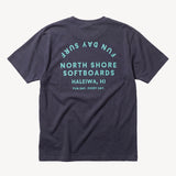 North Shore Boxy Tee in Navy