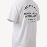 North Shore Boxy Tee in White