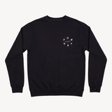 Time Crew Sweatshirt in Black
