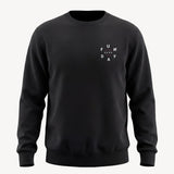 Time Crew Sweatshirt in Black