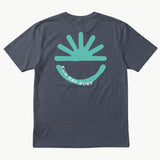 Fun Sun Inked Tee in Harbor Blue