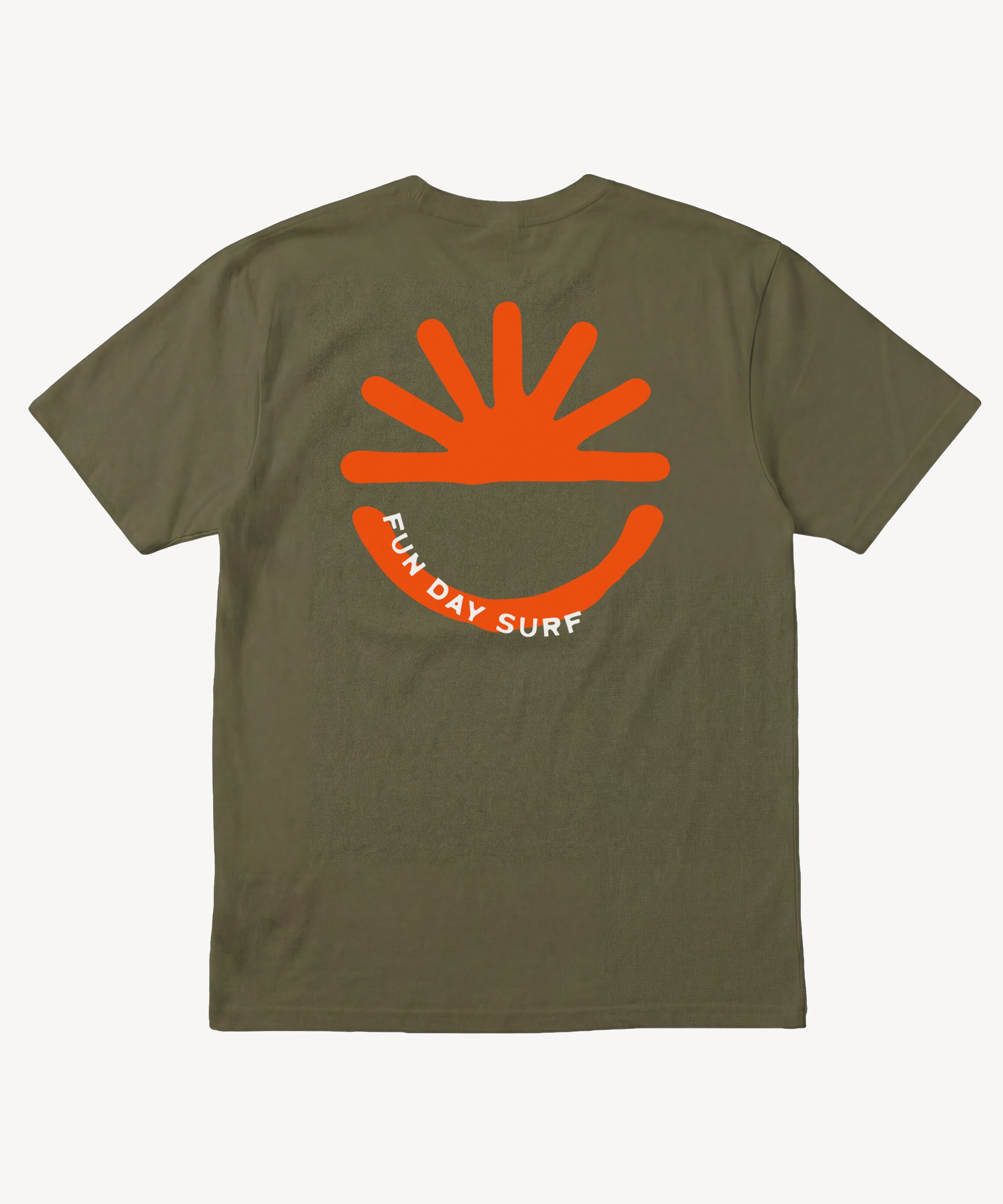 Fun Sun Inked Tee in Military Green