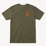 Fun Sun Inked Tee in Military Green
