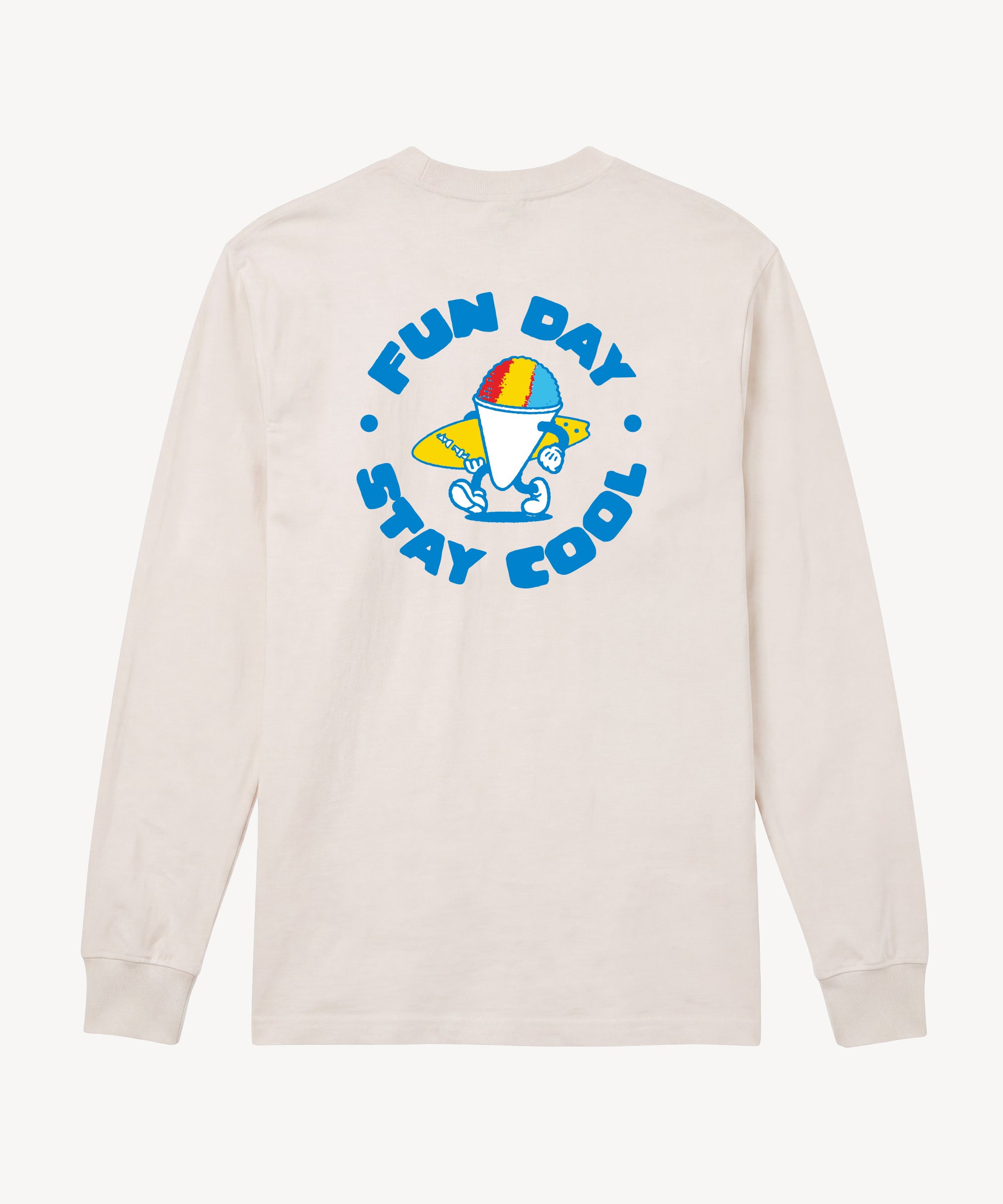 Fun Day Stay Cool Long Sleeve Tee in White