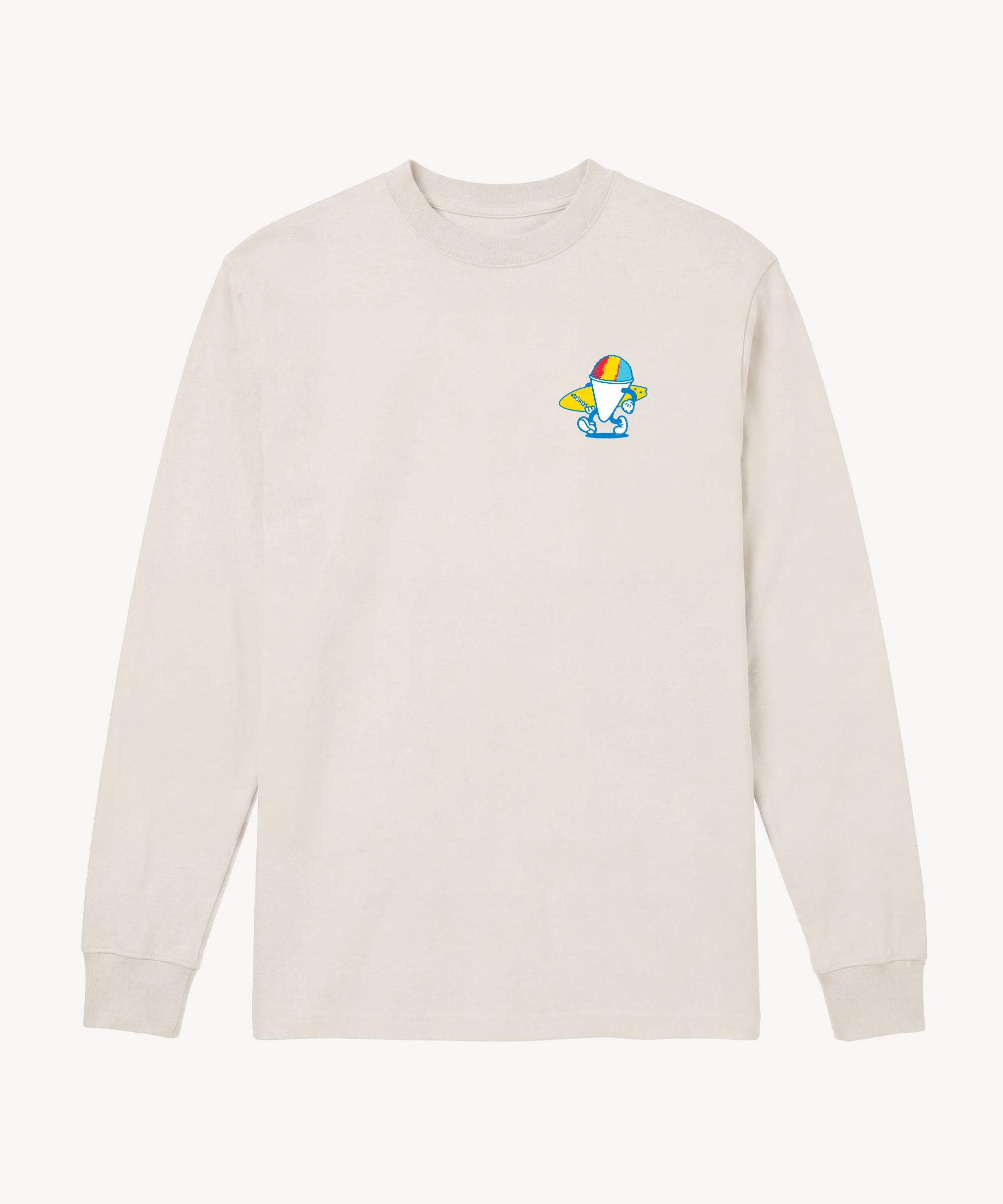 Fun Day Stay Cool Long Sleeve Tee in White, view 2