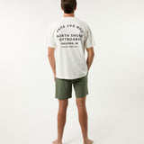North Shore Boxy Tee in White