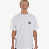 North Shore Boxy Tee in White