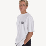 North Shore Boxy Tee in White