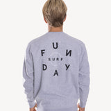 Time Crew Sweatshirt in Gray