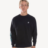 FDS Crew Sweatshirt in Black
