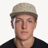 Time 5 Panel Hat in Khaki