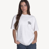 North Shore Boxy Tee in White