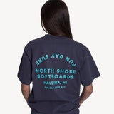 North Shore Boxy Tee in Navy