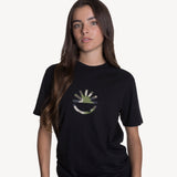 Camo Tee in Black