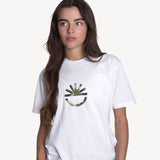 Camo Tee in White