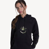 Camo Hoodie in Black