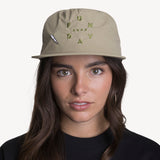 Time 5 Panel Hat in Khaki