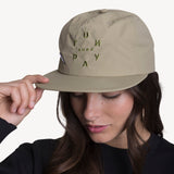 Time 5 Panel Hat in Khaki