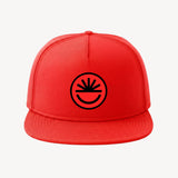 Fun Day Fun Sun snapback hat in Orange, front view