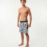 Model 01 Framework Boardshort in White