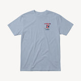 Fun Day Surf Musubi Tee in Light Blue, front view